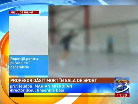 Profesor găsit mort în sala de sport