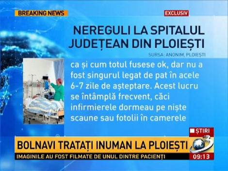 Mărturii cutremurătoare din spitalul groazei din Ploieşti