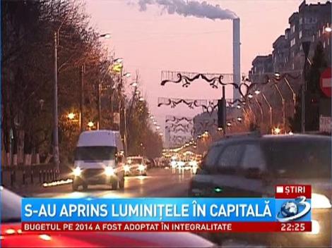 S-au aprins luminiţele de sărbători în Sectorul 4