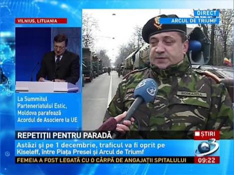 Repetiţii pentru parada de 1 Decembrie