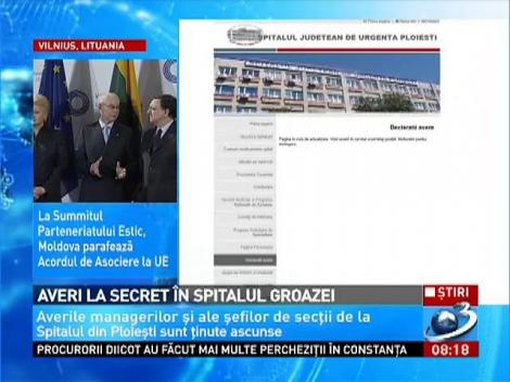 Averi la secret în spitalul groazei