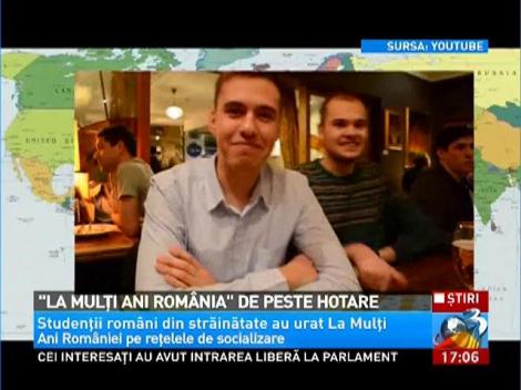 "La multi ani, Romania", de peste hotare