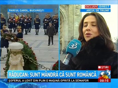 Andreea Răducan: Sunt mândră că sunt româncă