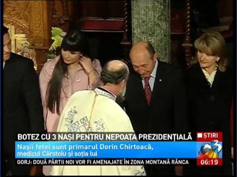 Nepoata preşedintelui Traian Băsescu a fost botezată