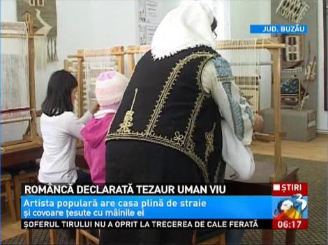 O româncă a primit titlul de tezaur uman viu