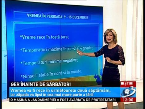 Ger înainte de sărbători