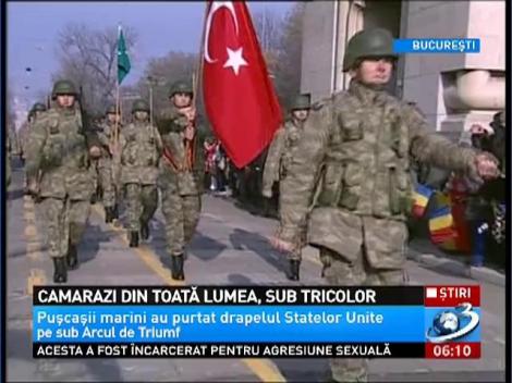 Armatele aliate au participat în premieră la parada de 1 decembrie