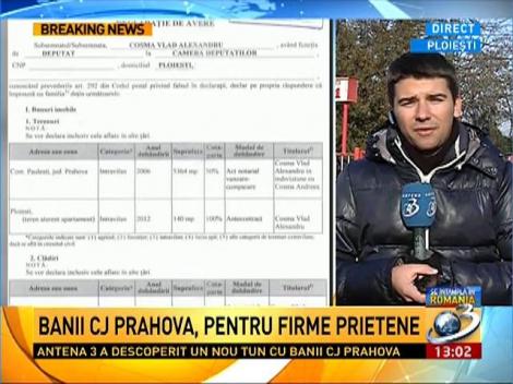 Un nou tun dat de apropiaţii familiei şefului CJ Prahova. Mircea Cosma dă milioane pentru firma de casă