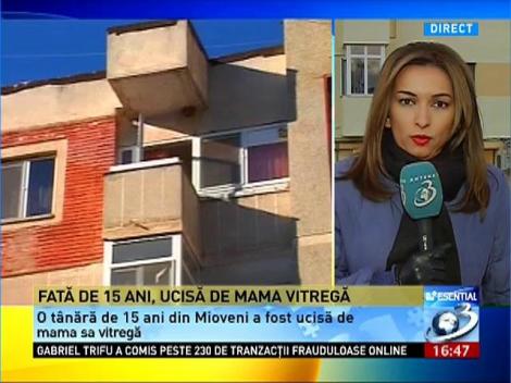 Fata de 15 ani, ucisa de mama vitrega