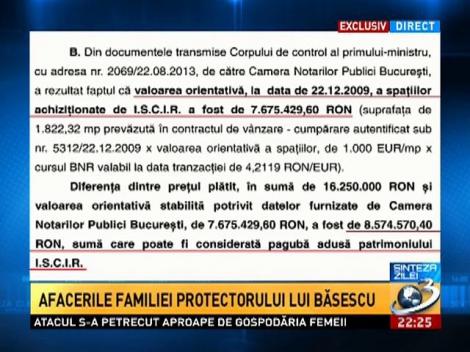 Sinteza Zilei: Afacerile familiei protectorului lui Băsescu