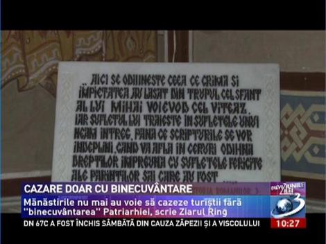 Mânăstirile nu mai au voie să cazeze turiştii fără "binecuvântarea" Patriarhiei