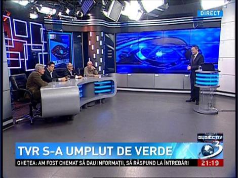 Subiectiv: TVR s-a umplut de verde