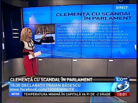 100 de Minute: Noi discuţii în USL. Clemenţă cu scandal în Parlament