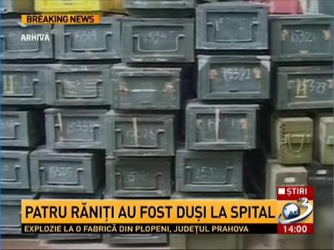 Explozie urmată de incendiu la o fabrică din Prahova