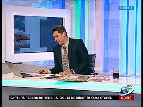 Mircea Badea, alături de Irina, fetiţa care suferă de encefalopatie epileptică