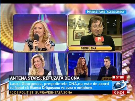 Preşedintele CNA refuză ca Bianca Drăguşanu să aibă emisiune