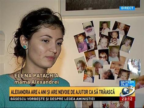 Sinteza Zilei: Alexandra, o dulceaţă de copil are nevoie de ajutor ca să trăiască