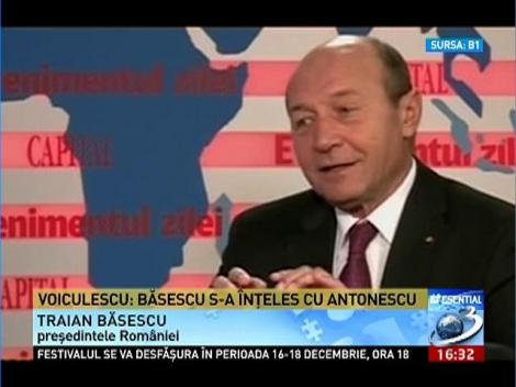 Dan Voiculescu dă de înţeles că Traian Băsescu recunoaşte că ar fi făcut un pact cu Crin Antonescu pentru condamnarea sa la închisoare