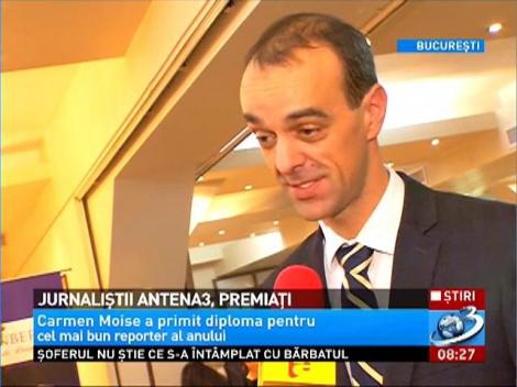 Jurnaliştii Antenei 3, premiaţi la Gala She Business