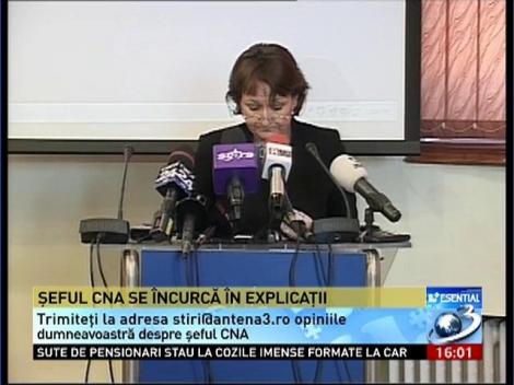 Șeful CNA se încurcă în explicații