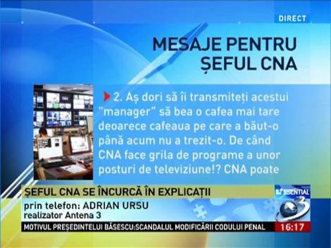 Adrian Ursu,  despre declarațiile șefei CNA