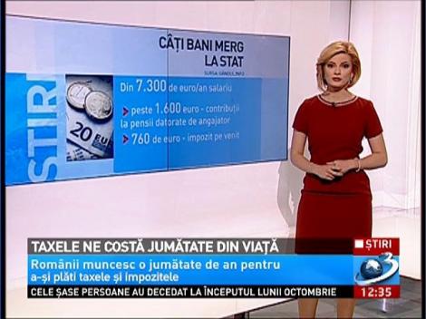 Taxele ne costă jumătate din viaţă