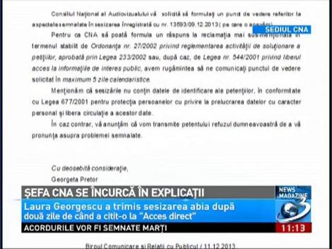 Șefa CNA se încurcă în explicații