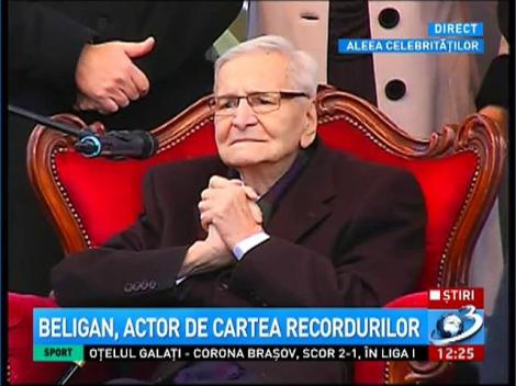 Maestrul Beligan, în Cartea Recordurilor pentru cel mai longeviv actor aflat în activitate pe scenă