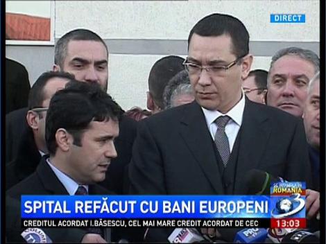 Victor Ponta, la inagurarea Spitalului Județean Dâmbovița
