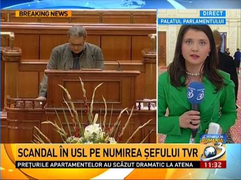 Scandal în USL pe numirea şefului TVR