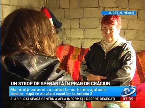 Ajutoare de la telespectatorii Antena 3, pentru 7 copii săraci din Zărneşti