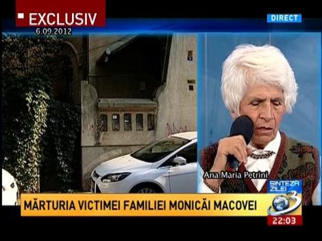 Mărturia victimei familiei Monicăi Macovei. Bătrâna s-a luptat 13 ani să intre în posesia casei tatălui său