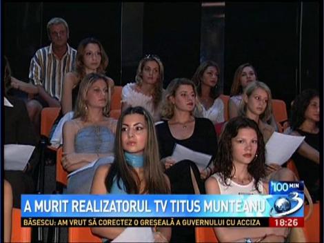 A murit realizatorul Tv Titus Munteanu