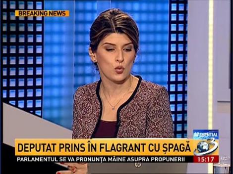 Un deputat a fost prins în flagrant când primea mită