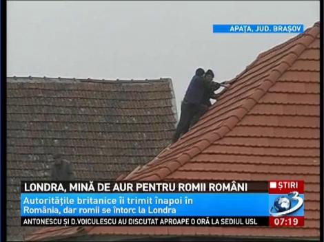 Londra este o mină de aur pentru cerșetorii români