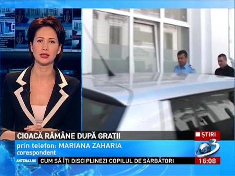 Lovitură pentru Cristian Cioacă. Fostul poliţist rămâne în arest de sărbători