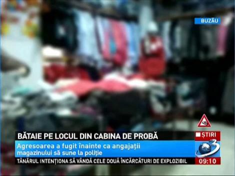 Bataie pe locul din cabina de proba, la Buzau