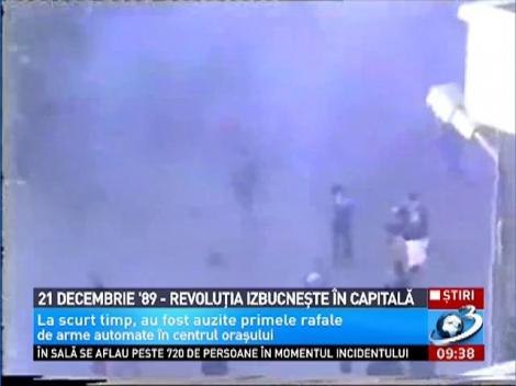 21 Decembrie 1989 revolutia romana izbucneste in Capitala