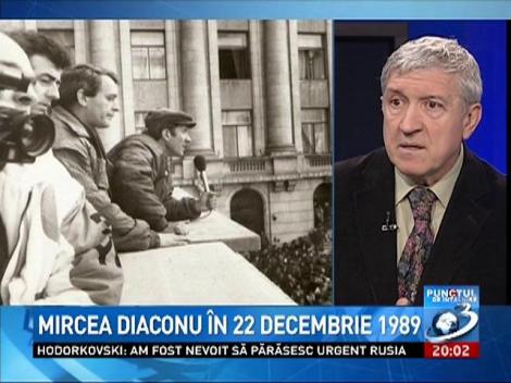 Mircea Diaconu, despre revoluția din 1989