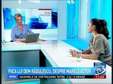 Fiica lui Dem Rădulescu, despre tatăl ei