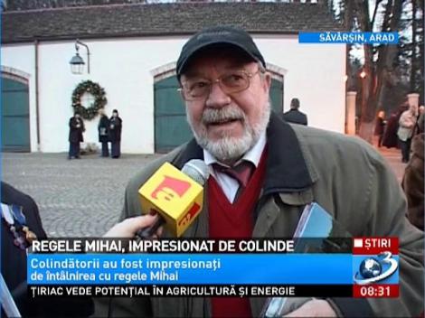 Regele Mihai, impresionat până la lacrimi de colinde