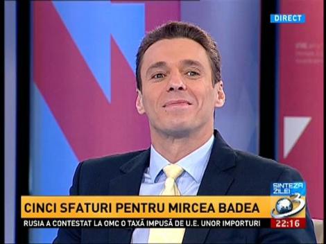 Sinteza Zilei: Mircea Badea primește sfaturi pentru atunci când va fi tătic, sfatul numărul 1