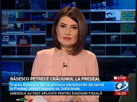Traian Băsescu îşi va petrece sărbătorile de iarnă la Predeal