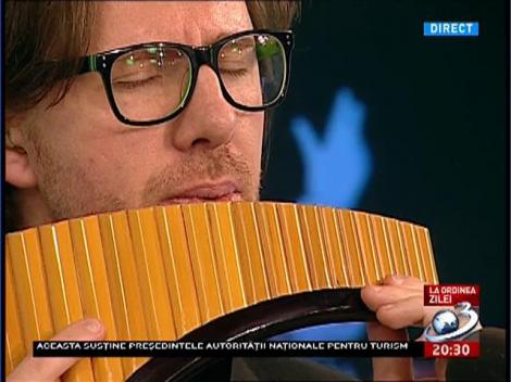 La Ordinea Zilei: Nicolae Voiculeț își încântă publicul cântând la nai