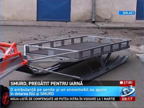 SMURD, pregatit pentru iarna