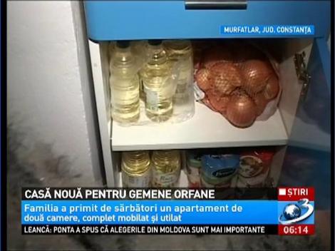 Casa noua pentru gemenele orfane