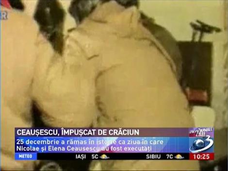 Nicolae si Elena Ceausescu, impuscati in prima zi de Craciun