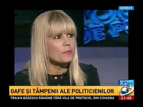 Sinteza Zilei: Cele mai tari gafe ale Elenei Udrea din 2013