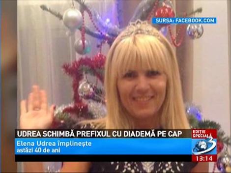 Udrea schimba prefixul cu diadema pe cap
