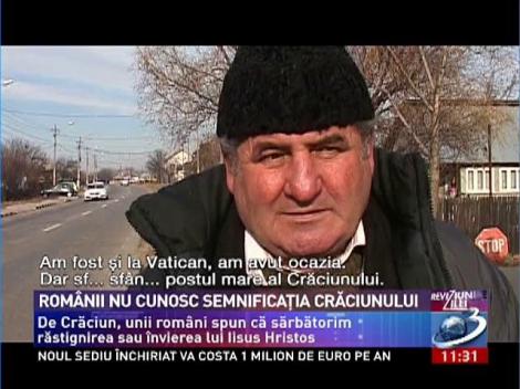 Romanii nu cunosc semnificatia Craciunului